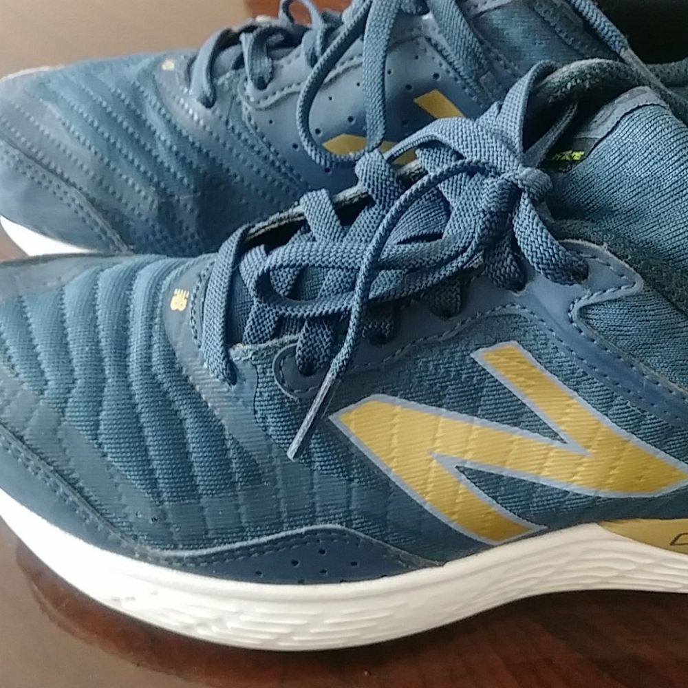 New Balance Women's Blue and Gold Athletic Shoes